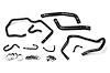 57-1611-BLK Coolant Hose Kit, High-Temp 3-Ply Reinforced Silicone, Replace Rubber Radiator Heater Coolant Hoses - image 1