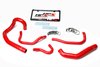 57-1612-RED Coolant Hose Kit, High-Temp 3-Ply Reinforced Silicone, Replace Rubber Radiator Heater Coolant Hoses - image 2