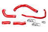 57-1633-RED Radiator Hose Kit, High-Temp 3-Ply Reinforced Silicone, Replace OEM Rubber Radiator Coolant Hoses - image 1