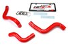 57-1634-RED Radiator Hose Kit, High-Temp 3-Ply Reinforced Silicone, Replace OEM Rubber Radiator Coolant Hoses - image 2