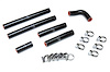 57-1638-BLK Heater Hose Kit, High-Temp 3-Ply Reinforced Silicone, Replace OEM Rubber Heater Coolant Hoses - image 1