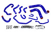 57-1654-BLUE Coolant Hose Kit, High-Temp 3-Ply Reinforced Silicone, Replace Rubber Radiator Heater Coolant Hoses - image 1