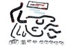 57-1656-BLK Coolant Hose Kit, High-Temp 3-Ply Reinforced Silicone, Replace Rubber Radiator Heater Coolant Hoses - image 2