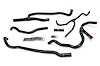 57-1660-BLK Heater Hose Kit, High-Temp 3-Ply Reinforced Silicone, Replace OEM Rubber Heater Coolant Hoses - image 1