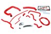 57-1661-RED Coolant Hose Kit, High-Temp 3-Ply Reinforced Silicone, Replace Rubber Radiator Heater Coolant Hoses - image 2