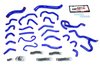 57-1670-BLUE Coolant Hose Kit, High-Temp 3-Ply Reinforced Silicone, Replace Rubber Radiator Heater Coolant Hoses - image 3