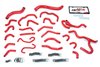 57-1670-RED Coolant Hose Kit, High-Temp 3-Ply Reinforced Silicone, Replace Rubber Radiator Heater Coolant Hoses - image 3