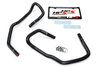 57-1694-BLK Heater Hose Kit, High-Temp 3-Ply Reinforced Silicone, Replace OEM Rubber Heater Coolant Hoses - image 2