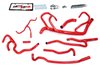 57-1707-RED Coolant Hose Kit, High-Temp 3-Ply Reinforced Silicone, Replace Rubber Radiator Heater Coolant Hoses - image 3