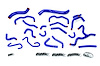57-1709-BLUE Coolant Hose Kit, High-Temp 3-Ply Reinforced Silicone, Replace Rubber Radiator Heater Coolant Hoses - image 1
