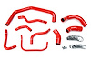 57-1728-RED Radiator Hose Kit, High-Temp 3-Ply Reinforced Silicone, Replace OEM Rubber Radiator Coolant Hoses - image 1