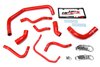 57-1728-RED Radiator Hose Kit, High-Temp 3-Ply Reinforced Silicone, Replace OEM Rubber Radiator Coolant Hoses - image 2