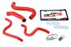 57-1731-RED Coolant Hose Kit, High-Temp 3-Ply Reinforced Silicone, Replace Rubber Radiator Heater Coolant Hoses - image 2
