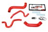 57-1732-RED Coolant Hose Kit, High-Temp 3-Ply Reinforced Silicone, Replace Rubber Radiator Heater Coolant Hoses - image 2
