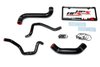 57-1733-BLK Coolant Hose Kit, High-Temp 3-Ply Reinforced Silicone, Replace Rubber Radiator Heater Coolant Hoses - image 2