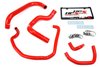 57-1746-RED Coolant Hose Kit, High-Temp 3-Ply Reinforced Silicone, Replace Rubber Radiator Heater Coolant Hoses - image 3