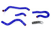 57-1775-BLUE Heater Hose Kit, 3-Ply Reinforced Silicone, Replaces Rubber Heater Coolant & Water Bypass Hoses - image 1