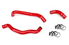 57-1792H-RED Heater Hose Kit, 3-Ply Reinforced Silicone, Replaces Rubber Heater Coolant Hoses - image 1