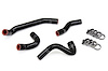 57-1824-BLK Radiator Hose Kit, 3-Ply Reinforced Silicone, Replaces Rubber Radiator Coolant Hoses