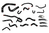 57-1831-BLK Coolant Hose Kit, High-Temp 3-Ply Reinforced Silicone, Replace Rubber Radiator Heater Coolant Hoses - image 1