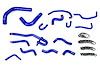 57-1831-BLUE Coolant Hose Kit, High-Temp 3-Ply Reinforced Silicone, Replace Rubber Radiator Heater Coolant Hoses - image 1