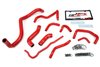 57-1838-RED Radiator Hose Kit, High-Temp 3-Ply Reinforced Silicone, Replace OEM Rubber Radiator Coolant Hoses - image 2