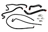 57-1861-BLK Radiator and Heater Hose Kit, 3-Ply Reinforced Silicone, Replaces Rubber Radiator & Heater Hoses - image 1