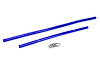57-1910-BLUE Heater Hose Kit, 3-Ply Reinforced Silicone, Replaces OEM Rubber Heater Coolant Hoses - image 1