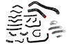 57-1914-BLK Coolant Hose Kit, High-Temp 3-Ply Reinforced Silicone, Replace Rubber Radiator Heater Coolant Hoses - image 1
