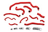 57-1995-RED Coolant Hose Kit, 3-Ply Reinforced Silicone Hoses, For Radiator, Heater, Water Pump, Expansion Tank - image 1