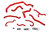 57-1997-RED Coolant Hose Kit, 3-Ply Reinforced Silicone Hoses, For Radiator, Heater, Water Pump, Expansion Tank - image 1