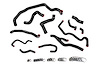 57-2000-BLK Coolant Hose Kit, 3-Ply Reinforced Silicone Hoses, For Radiator, Heater, Water Pump, Expansion Tank - image 1