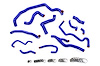 57-2000-BLUE Coolant Hose Kit, 3-Ply Reinforced Silicone Hoses, For Radiator, Heater, Water Pump, Expansion Tank - image 1