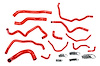 57-2004-RED Silicone Coolant Hose Kit, 3-Ply Reinforced Silicone, Replaces Factory Rubber Coolant Hoses - image 1