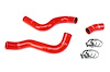57-2055-RED Radiator Hose Kit, 3-Ply Reinforced Silicone, Replaces Rubber Radiator Coolant Hoses - image 1