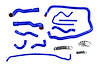 57-2088-BLUE Coolant Hose Kit, 3-Ply Reinforced Silicone Radiator, Heater, Throttle Body, Expansion Tank Hoses - image 1