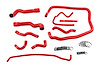 57-2088-RED Coolant Hose Kit, 3-Ply Reinforced Silicone Radiator, Heater, Throttle Body, Expansion Tank Hoses - image 1