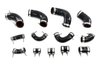 57-2097-BLK Intercooler Hose Kit, 4-Ply Reinforced Fluorolined Silicone, Replaces Rubber Intercooler Hoses - image 2