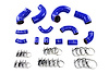 57-2097-BLUE Intercooler Hose Kit, 4-Ply Reinforced Fluorolined Silicone, Replaces Rubber Intercooler Hoses - image 1