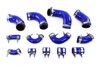 57-2097-BLUE Intercooler Hose Kit, 4-Ply Reinforced Fluorolined Silicone, Replaces Rubber Intercooler Hoses - image 2