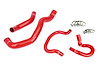 57-2099-RED Radiator and Heater Hose Kit, 3-Ply Reinforced Silicone, Replaces Rubber Radiator & Heater Hoses - image 1