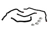 57-2102-BLK Heater and Expansion Tank Hose Kit, 3-Ply Reinforced Silicone, Replaces Heater & Expansion Tank Coolant Hoses - image 1