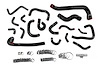 57-2136-BLK Coolant Hose Kit, 3-Ply Reinforced Silicone Coolant & IDle Air Control Hoses, 1995-1998 Skyline GTR R33 - image 1