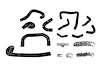 57-2139-BLK Coolant Hose Kit, 3-Ply Reinforced Silicone, Replaces Rubber Ancillary Coolant & Heater Hoses - image 1