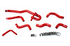 57-2190-RED Heater Hose Kit, 3-Ply Reinforced Silicone, Replaces Rubber Heater Coolant Hoses - image 1