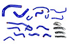 57-2191-BLUE Coolant Hose Kit, 3-Ply Reinforced Silicone, Replaces Rubber Coolant Hoses - image 1