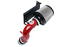 827-544R Air Intake Kit, Dyno Proven +4.8 HP, +4.2 TQ, Heat Shield, High-Flow Air Filter - image 1