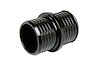 AHU-062-BLK Multi-Ribbed Aluminum Hose Union, 5/8 in. OD, Black - image 1
