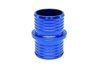 AHU-062-BLUE Multi-Ribbed Aluminum Hose Union, 5/8 in. OD, Blue - image 2