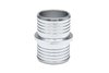 AHU-100-SL Multi-Ribbed Aluminum Hose Union, 1 in. OD, Silver - image 2